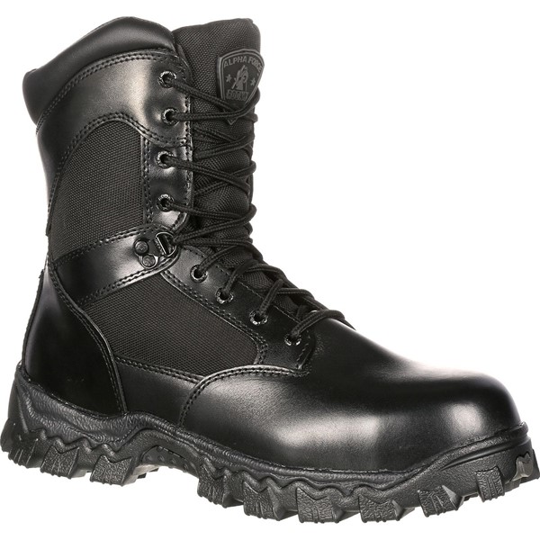 Rocky Alpha Force Zipper Waterproof Public Service Boot