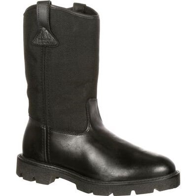 Rocky Men's Pull-On Wellington Public Service Boot